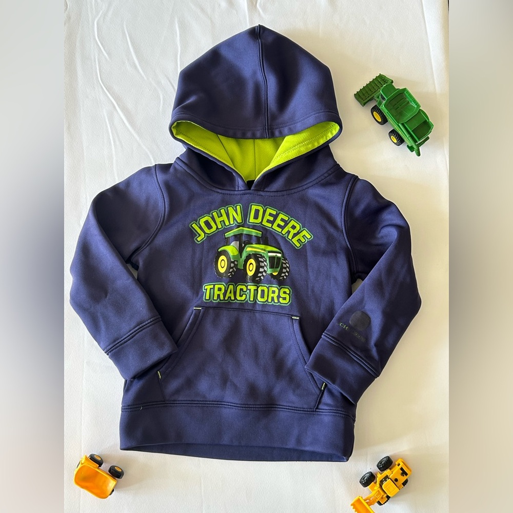 💚 Toddler John Deere Blue Hoodie 💚